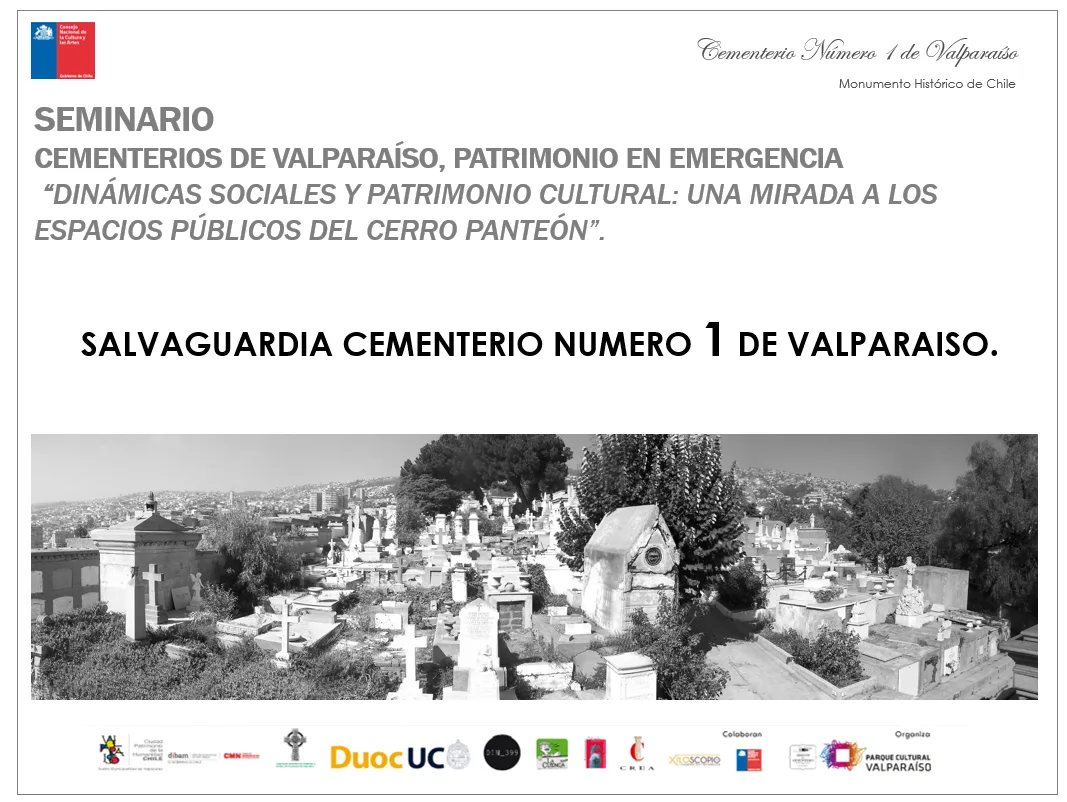 Presentación sobre la salvaguardia del Cementerio N°1 de Valparaíso